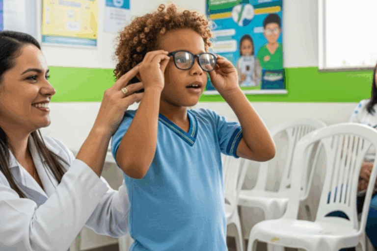 Olhar atento: IBCS realiza triagem visual em crianças do Distrito Federal